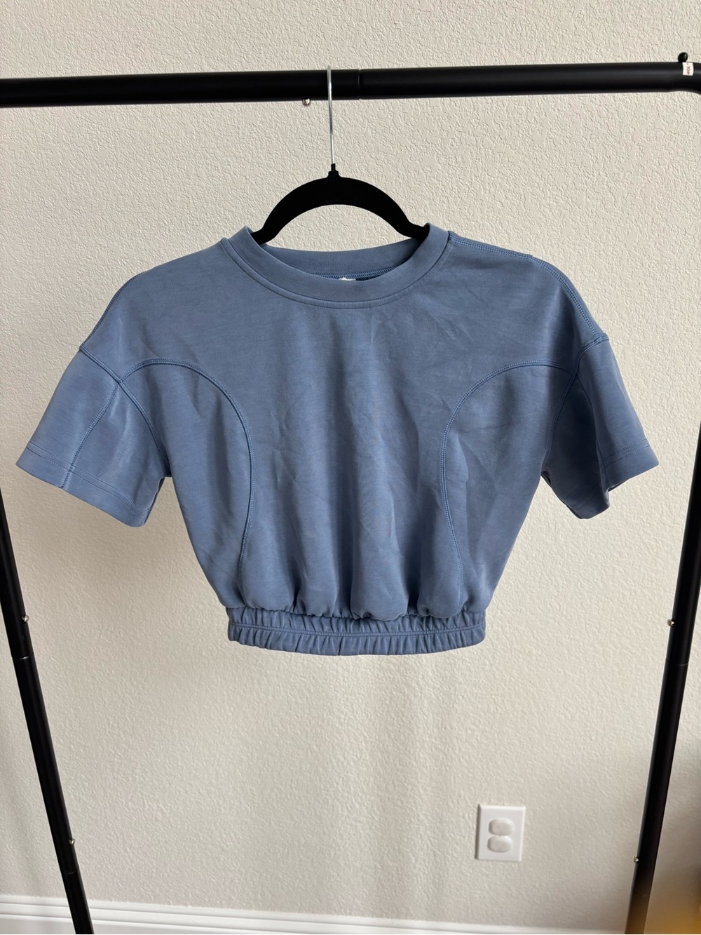 Lululemon Softstream Gathered Crop in Slate Blue